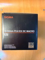 SIGMA 18-50mm F2.8 EX DC MACRO Objektiv neu (Für Canon)