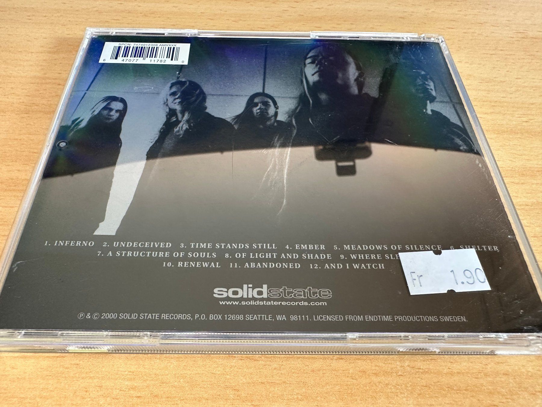 CD: Extol – Undeceived – Usato da Rikon im Tösstal venduto da Alpenmutz 1