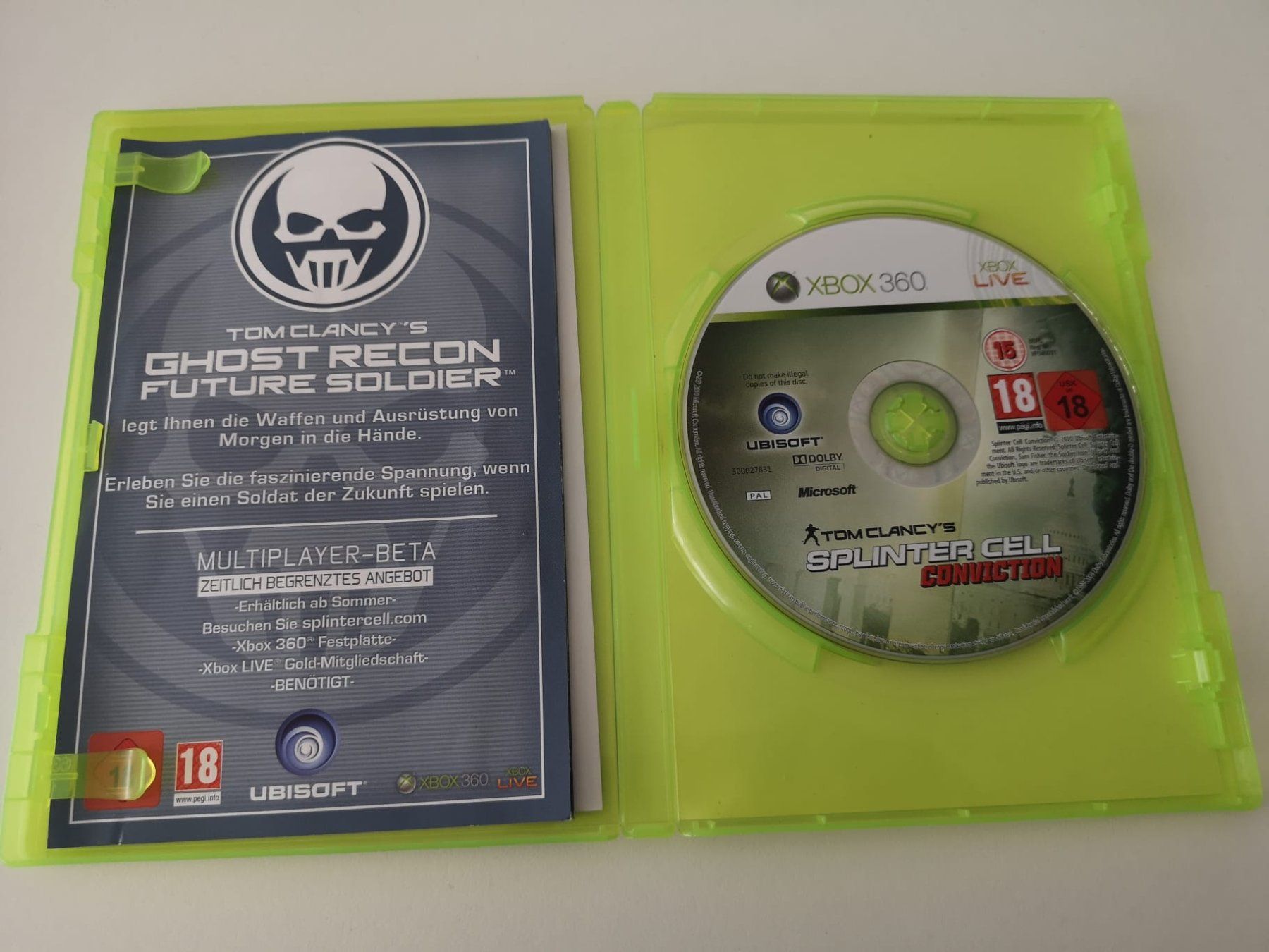 Giochi: Tom Clancy's Splinter Cell Conviction (XBOX 360) – Usato da Herisau venduto da Seyashop1 1