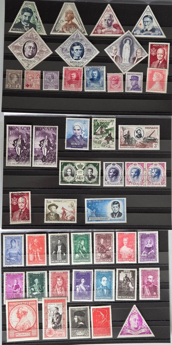 Tutti i francobolli: Monaco Briefmarken Sammlung: Diverse Motive – Usato da Luzern venduto da Kartenansicht