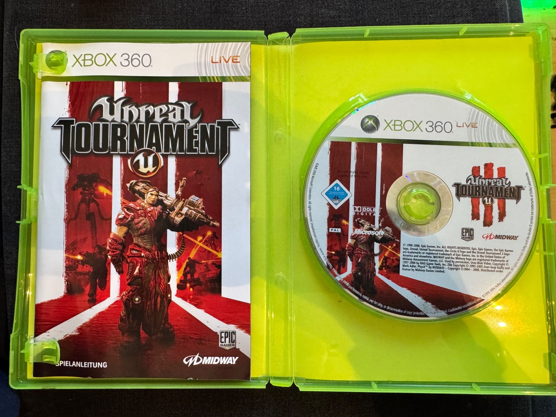 Microsoft Spiele: XBOX 360 - Unreal Tournament III - 2008 – Gebraucht aus Seuzach von Inspektor99 2