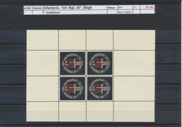1939/45 Infanterie, "Inf. Rgt. 33", Bögli, ** postfrisch