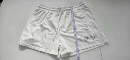 Sommer Shorts, weiss mit Schildkröte, Grösse XL, Neu!