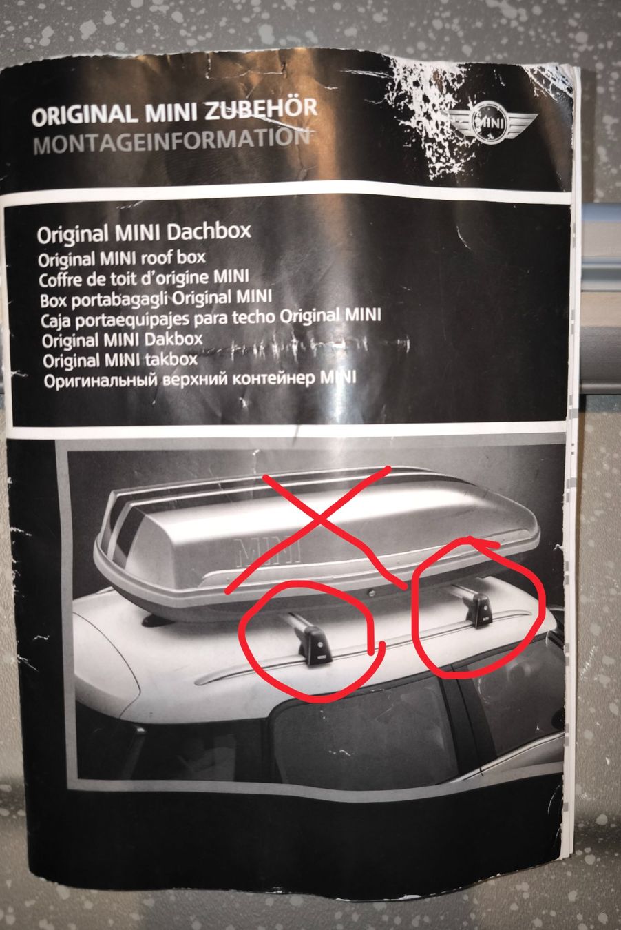 Portapacchi: Original MINI Cooper Dachträger F56 / Relingträger – Usato da Gams venduto da MissTraveller 1