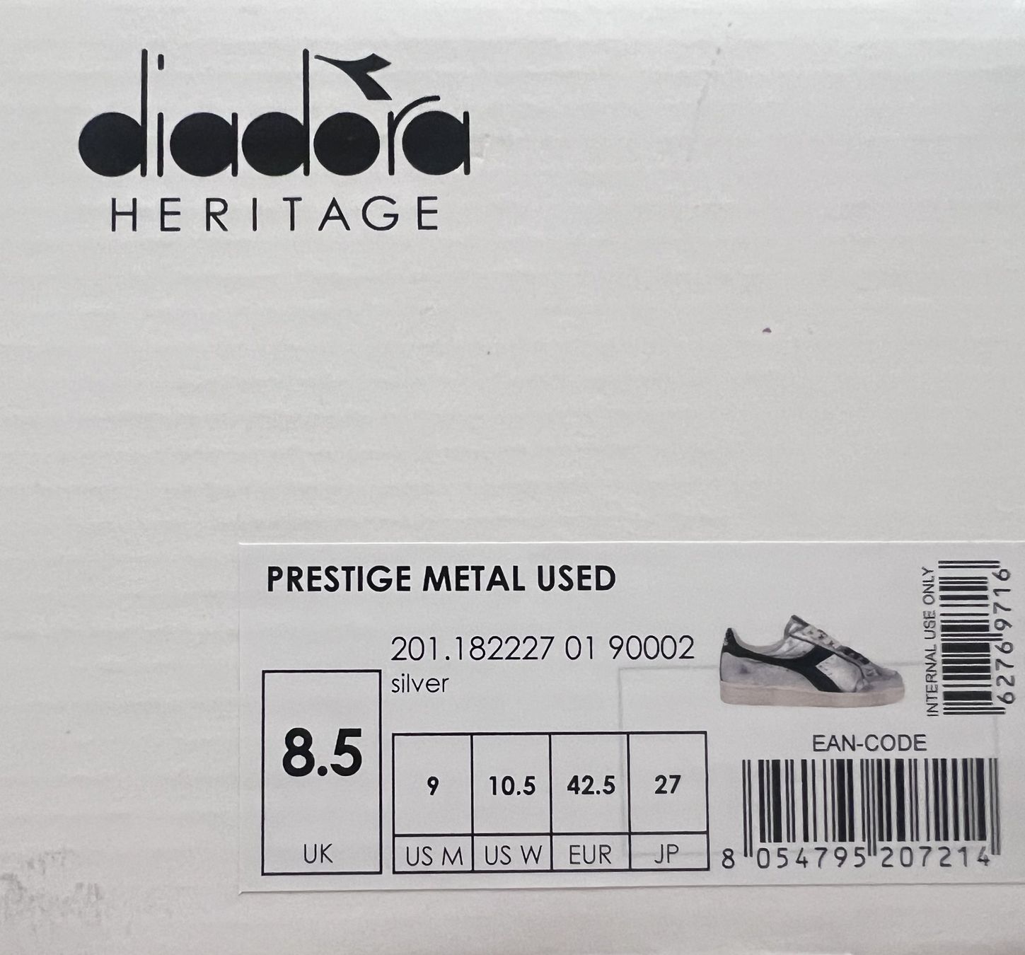 Diadora Scarpe da uomo: Baskets Diadora argent – Usato da Cologny venduto da flo_7dnj 3