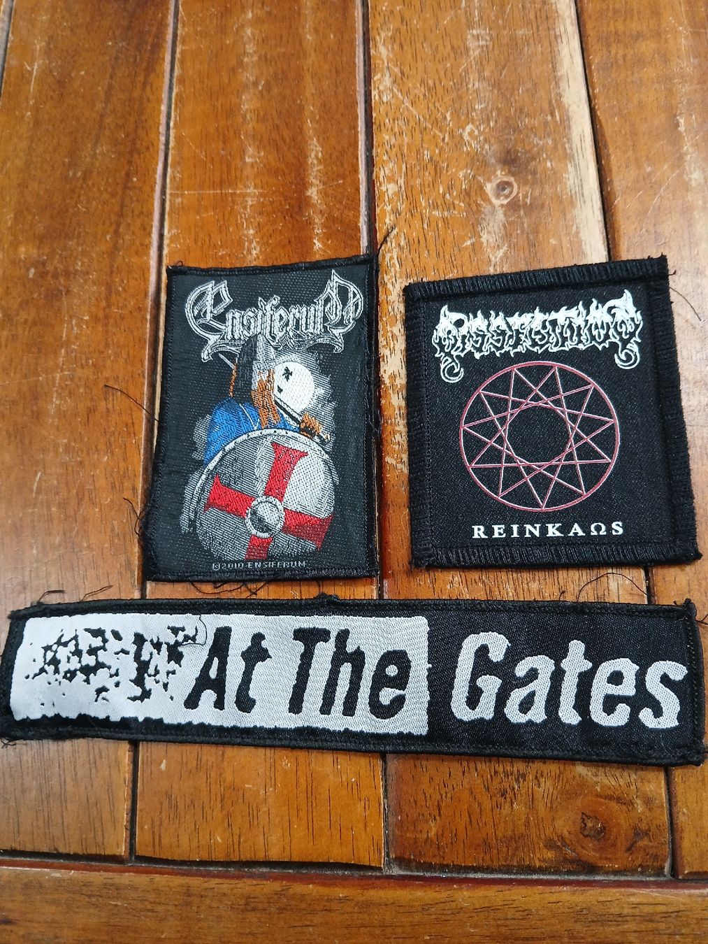 CD: patch metal (dissection, ensiferum, at the gates) – Usato da St-Cergue venduto da VeganWarrior