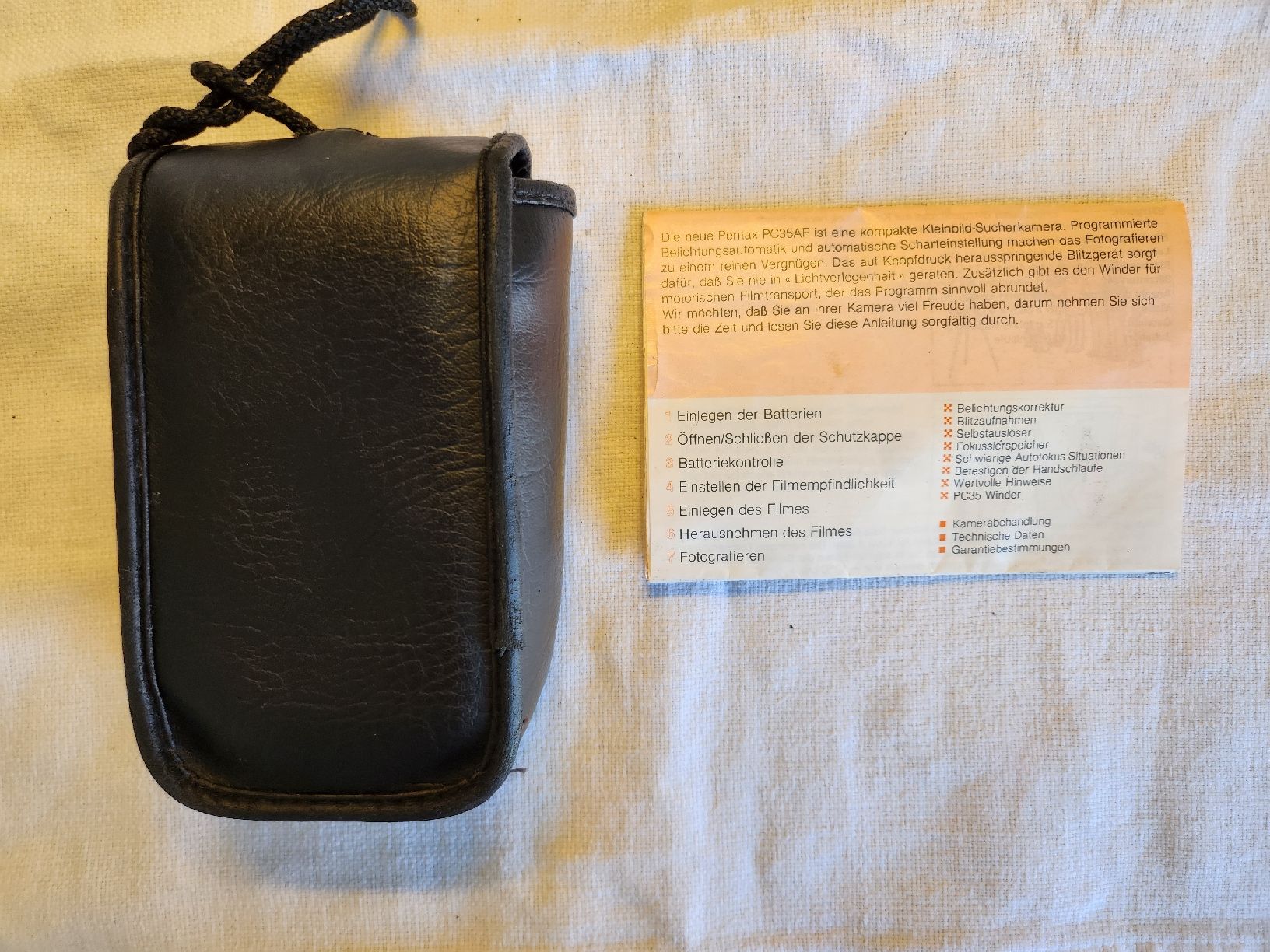 Pentax Kamera: Pentax Espio 80V Analogkamera 35mm mit Tasche – Gebraucht aus Zürich von BAENZERINO 9