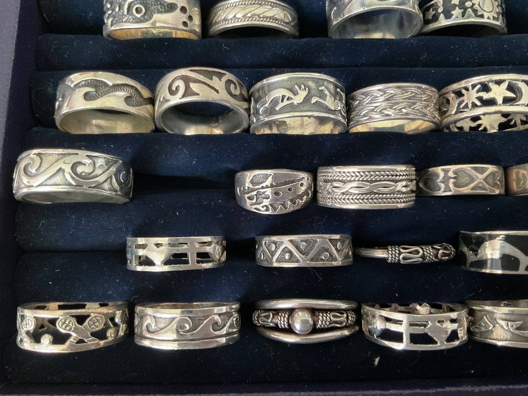 Altri gioielli: Silberringe Bandringe 925 Silber Konvolut Silberschmuck – Usato da biberist venduto da antoniaf01 2