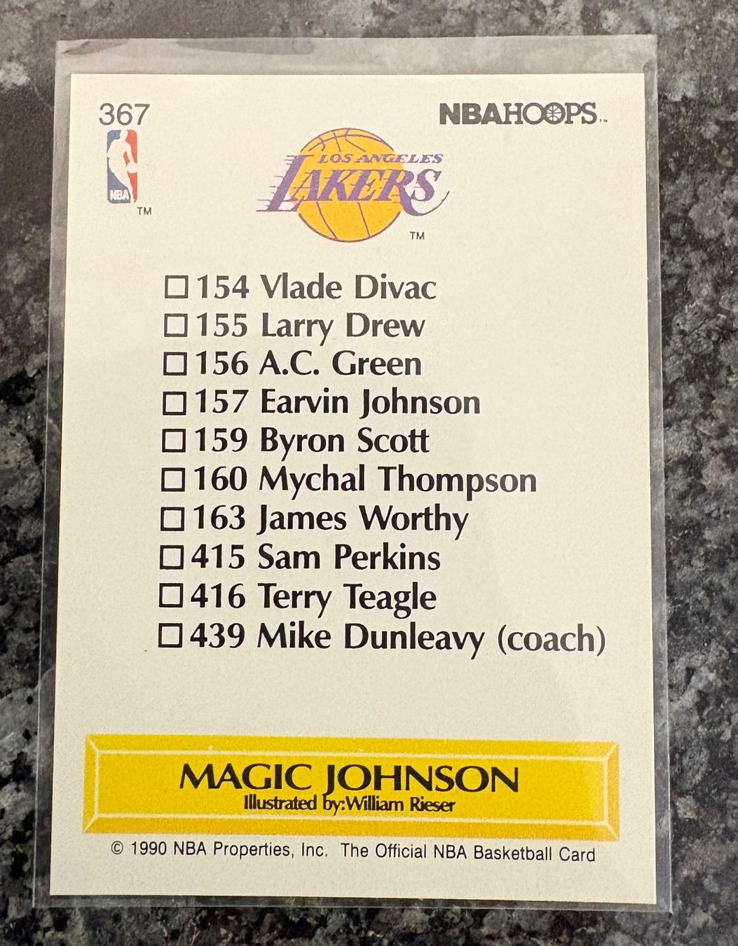 Nba Sammelbilder & Trading cards: NBA Magic Johnson Hoops Lakers Checklist – Neu (gemäss Beschreibung) aus Muttenz von joba23 1