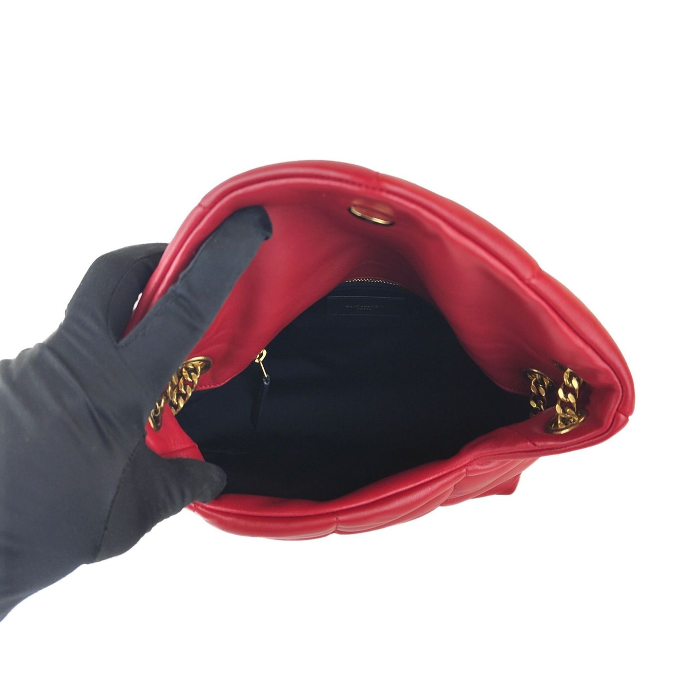 Saint Laurent Borse: Sac à main Saint Laurent Puffer Small Rouge – Nuovo (secondo la descrizione) da Montreux venduto da CashPay_Montreux 6