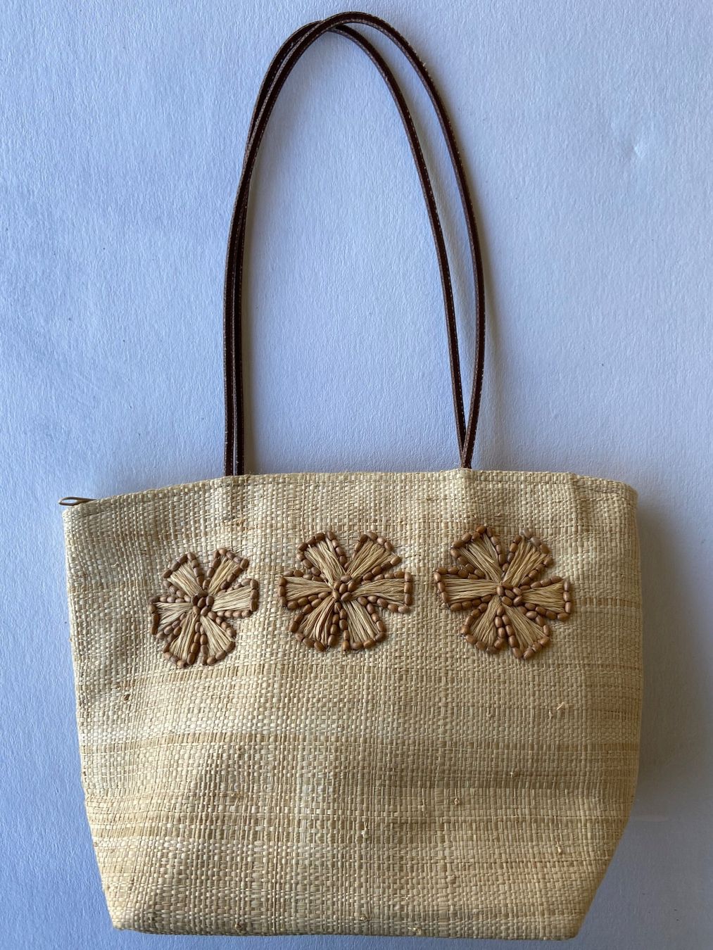 Taschen für Damen: Sommer-Handtasche, Bast-Naturfaser 👜🌼 – Gebraucht aus Lenzburg von Boffer1A