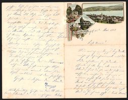 Briefkopf Rüschlikon 1902, Belvoir Nide