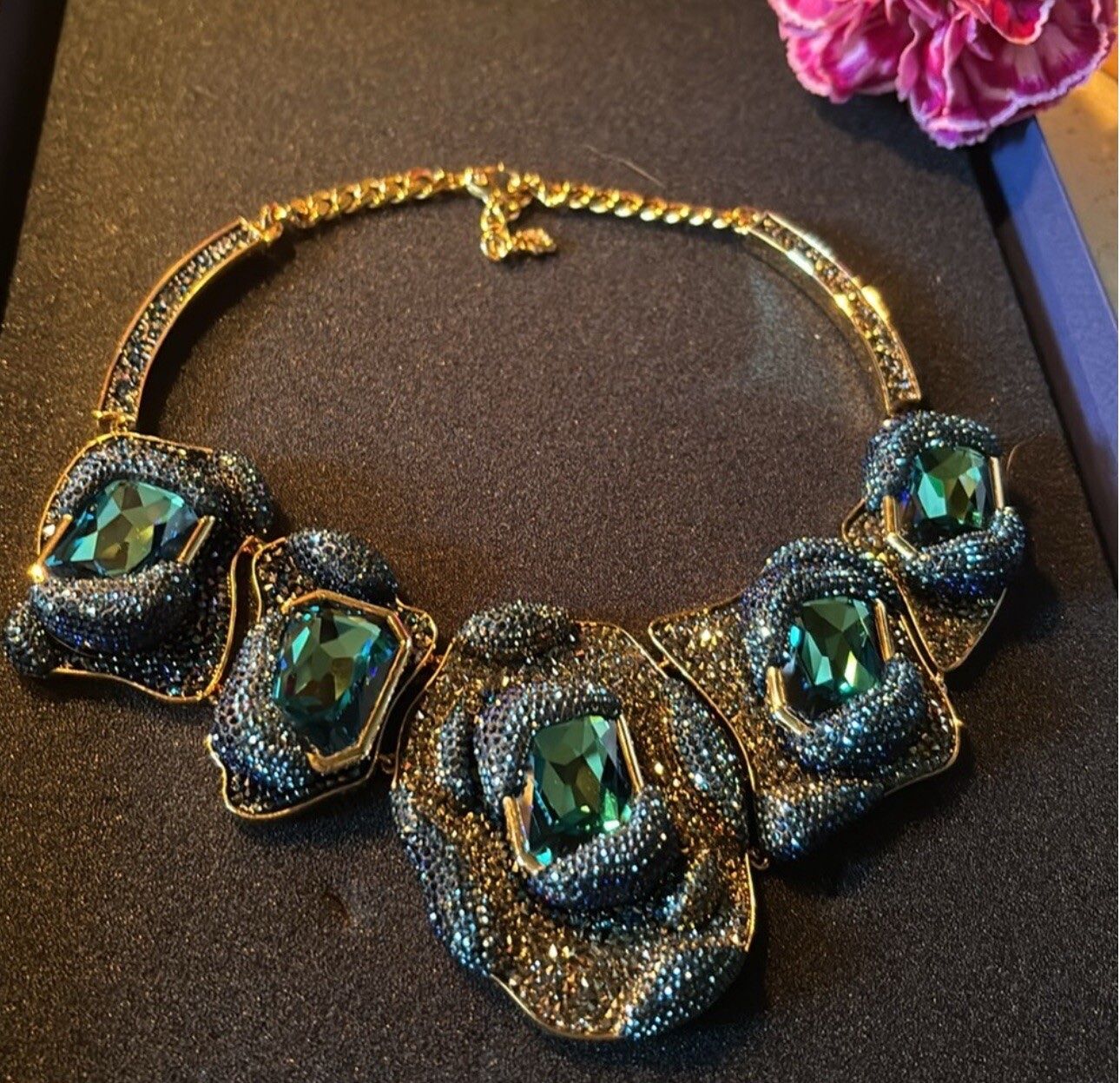 Swarovski Catenine: Swarovski Statement Kette limitiert, & original verpackt – Nuovo e nell'imballaggio originale da Kirchleerau venduto da Piroska05 5