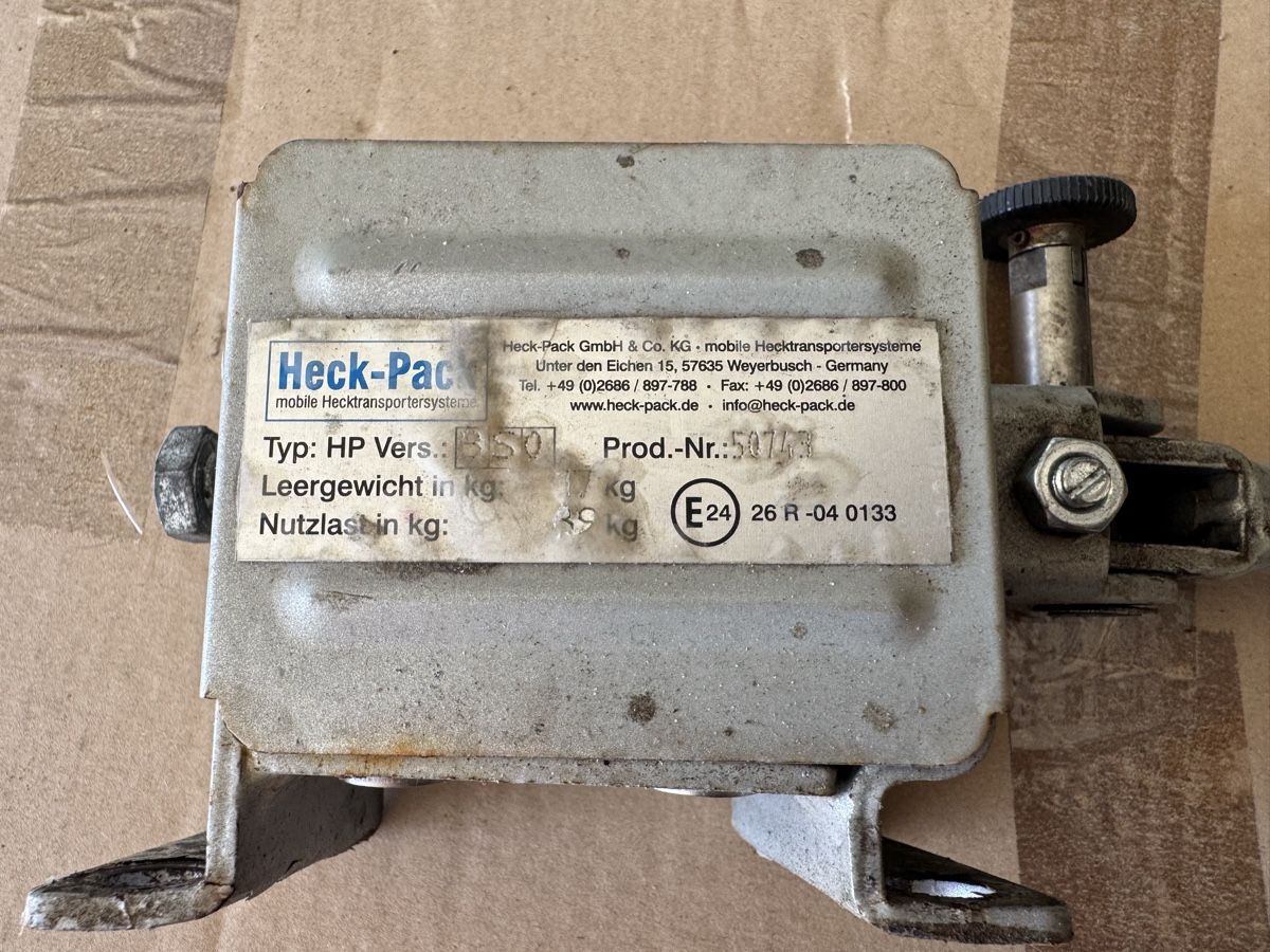 Accessori per altri veicoli: Heck-Pack Hecktransporter schnellschliessend – Usato da Unterkulm venduto da mahu87