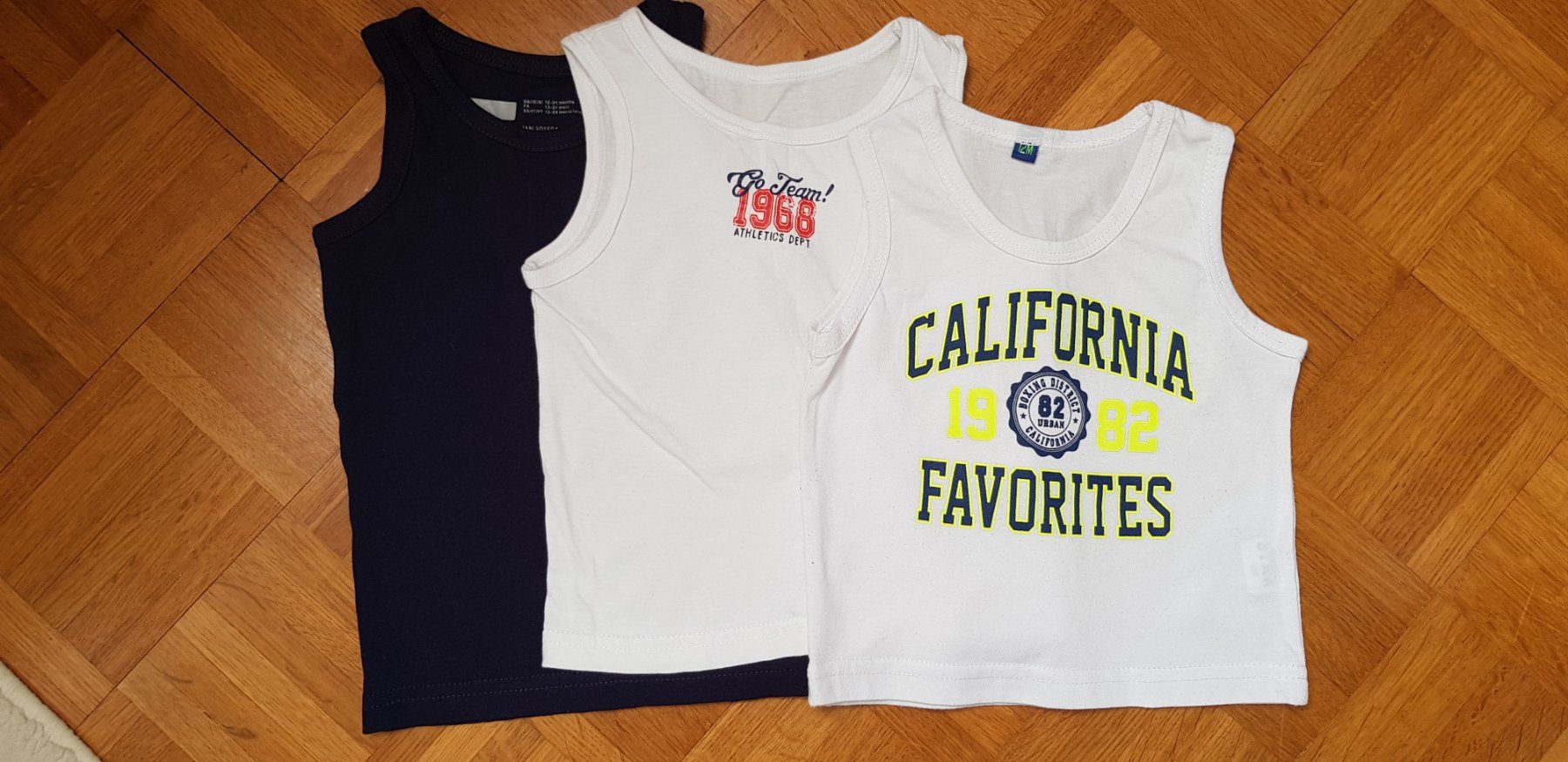 Camicie, T-shirt & Polo: 3 Unterleibchen, Gr. 80/86/92 – Usato da Dietikon venduto da grafad