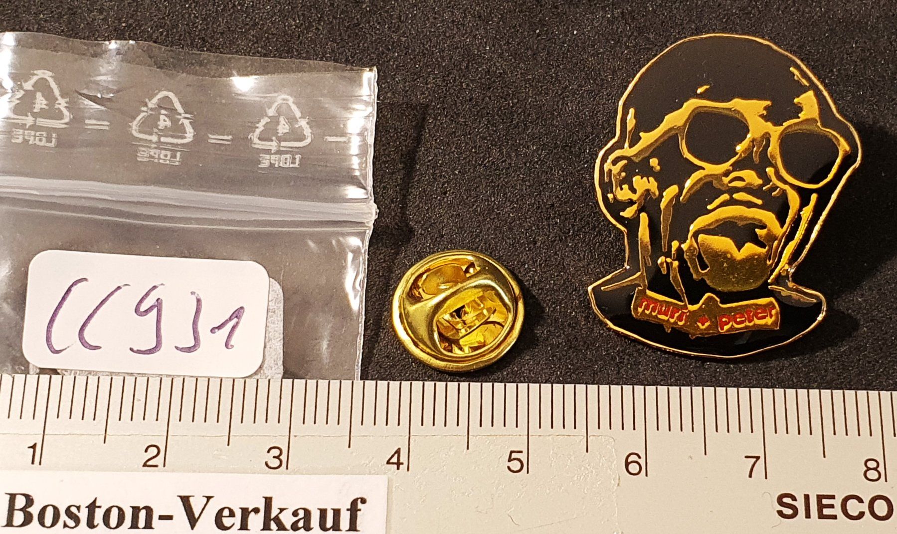 Placchette & Badge: CC931 - Pin muri + peter Kopf  1000 LIM. – Usato da Reinach BL venduto da Boston-Verkauf 3