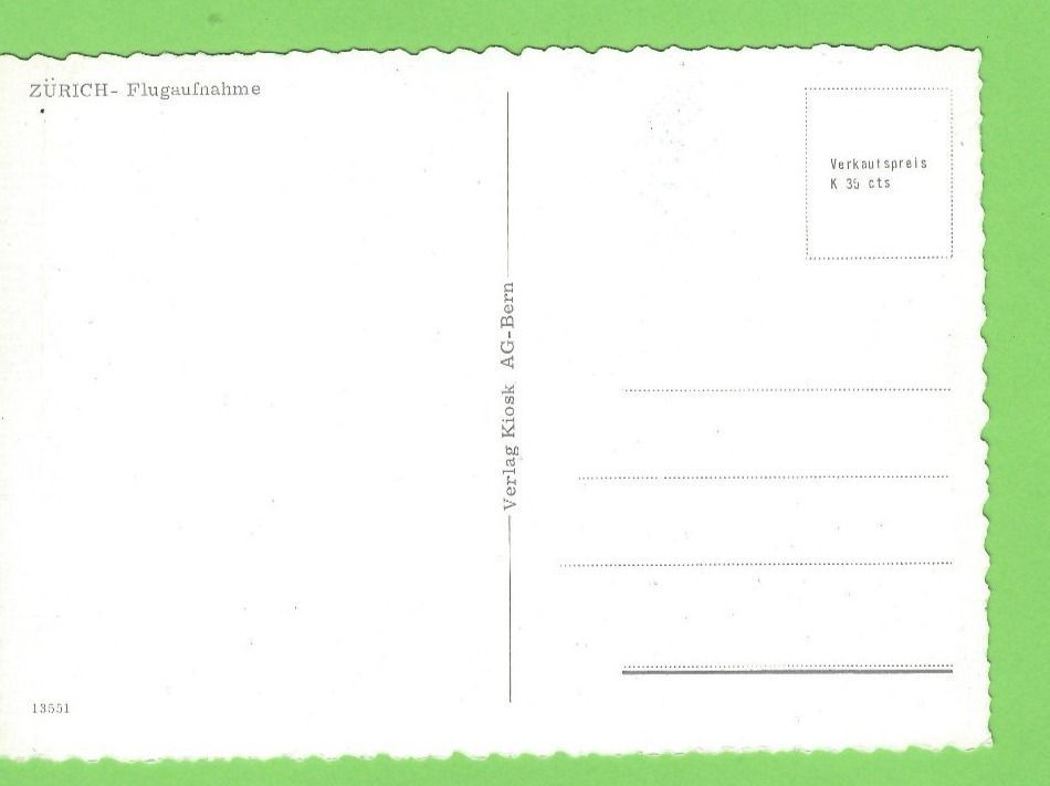 Cartoline postali: Zürich - Flugaufnahme – Nuovo (secondo la descrizione) da Zürich venduto da t24_de 1