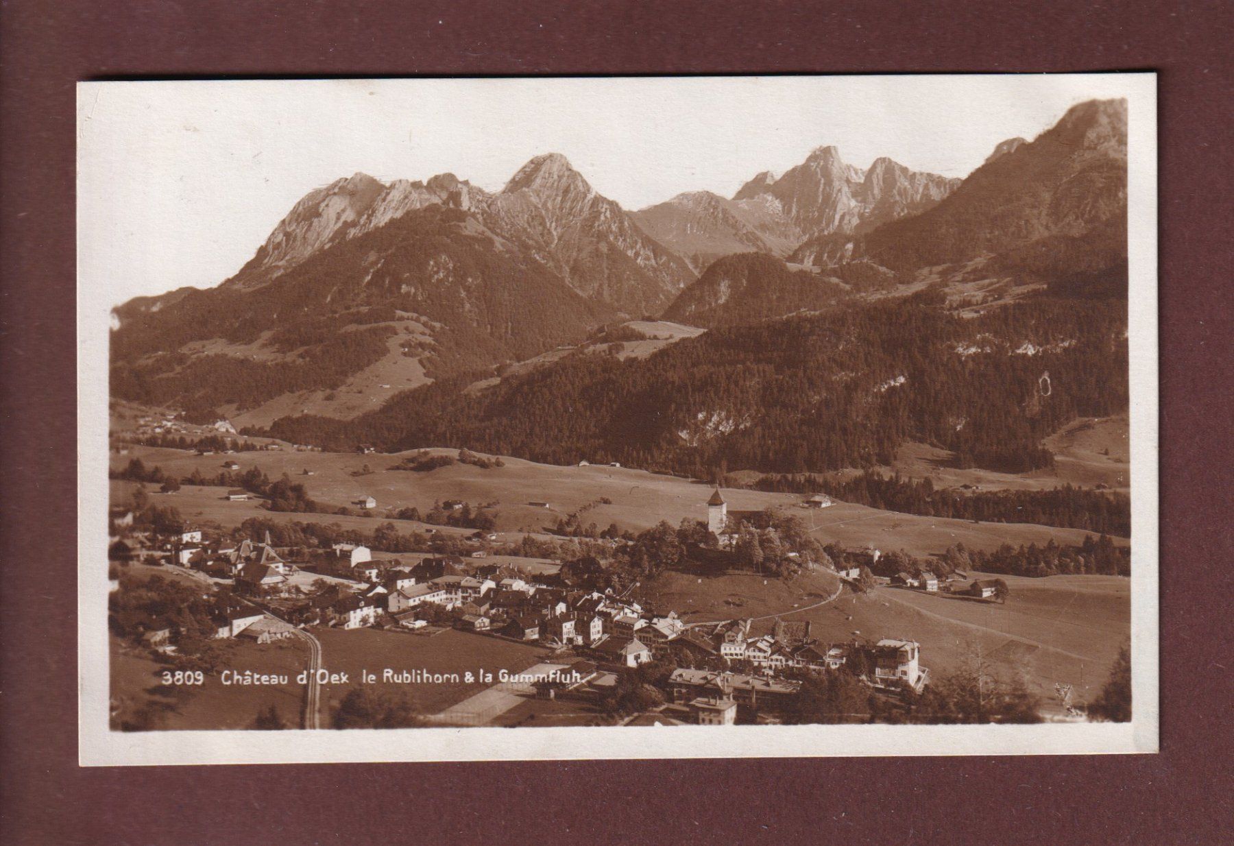 Cartoline postali: CHÂTEAU D'OEX - 1929 – Usato da Pully venduto da nicecards