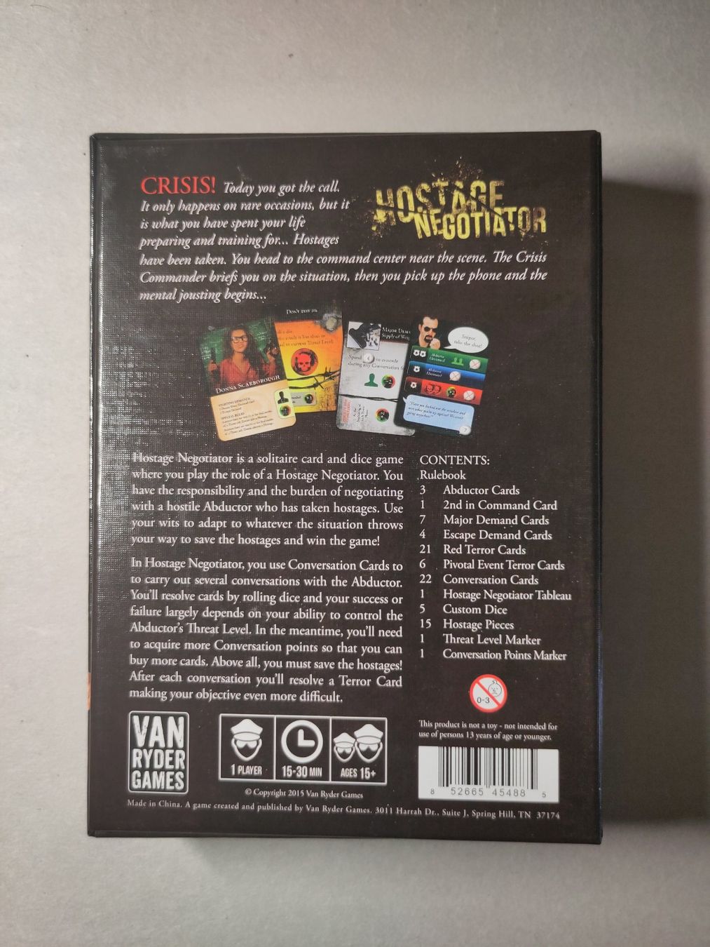 Giochi: Hostage Negotiator (EN) - Solospiel – Usato da Zürich venduto da fro_7x7z 1