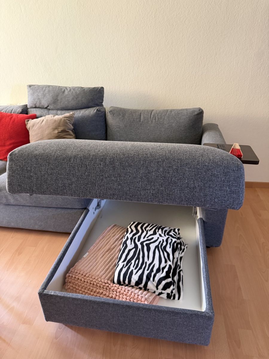 Ikea Sofas: neuwertiges Bettsofa grau mit Stauraum – Neuf (Voir description) à Richterswil par nufian005 2