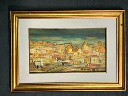 Gemälde Stadt in Nordafrika Noldy Honauer