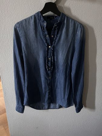 Jeansbluse Cinque, Gr. S, blau