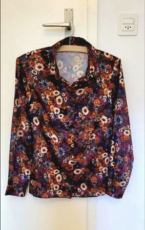 Chemise imprimé floral Promod T38 bon état
