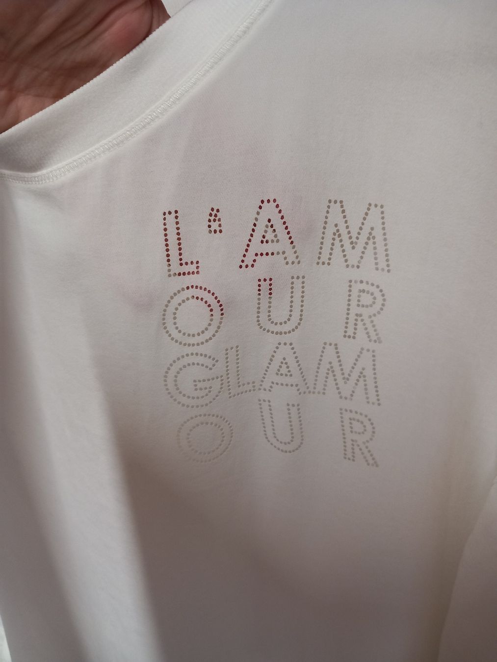 Marc Cain T-shirt: MarcCain elegantes Shirt Gr.L mit Plissee – Usato da Gwatt (Thun) venduto da umwelt-brocki 3