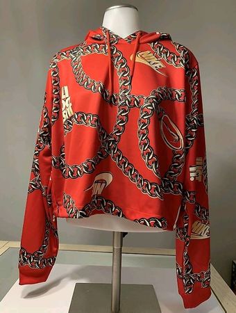Nike Hoodie Rot Gold