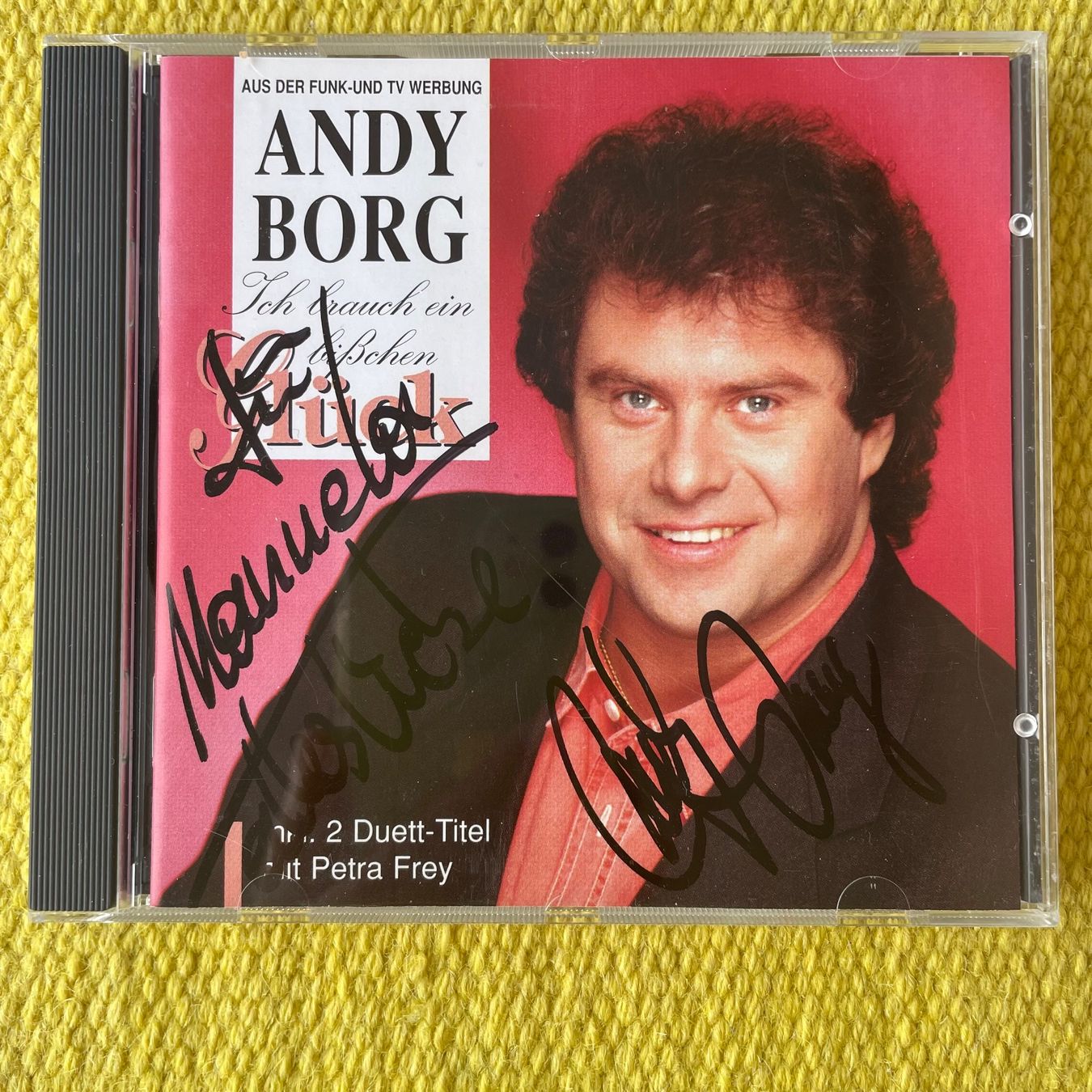 CD: ANDY BORG-MIT UNTERSCHRIFT ICH BRAUCH EIN BISSCHEN GLÜCK – Usato da Rorschacherberg venduto da CD-Roli