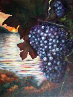 Tableau unique Les dons de l'automne 40×50 cm(fait main)