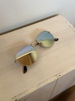 Polar Sonnenbrille Gold Verspiegelt mit Etui