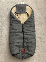 Lammfell Fusssack für Kinderwagen oder Schlitten