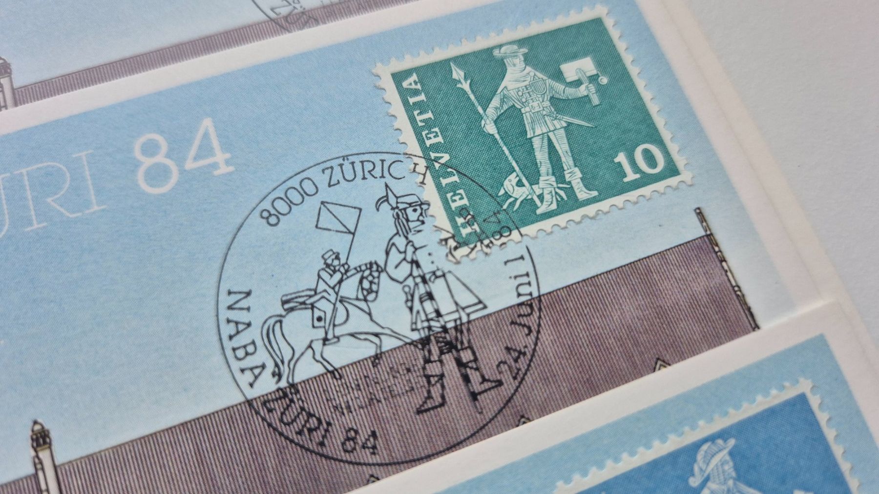Cartoline postali: Ansichtskarten Philatelie-Sammlung NABA 1984 – Nuovo (secondo la descrizione) da Niederweningen venduto da Obson 3