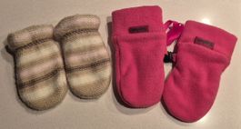 Playshoes weiche Fleece-Fäustlinge + Baby Club Fäustlinge