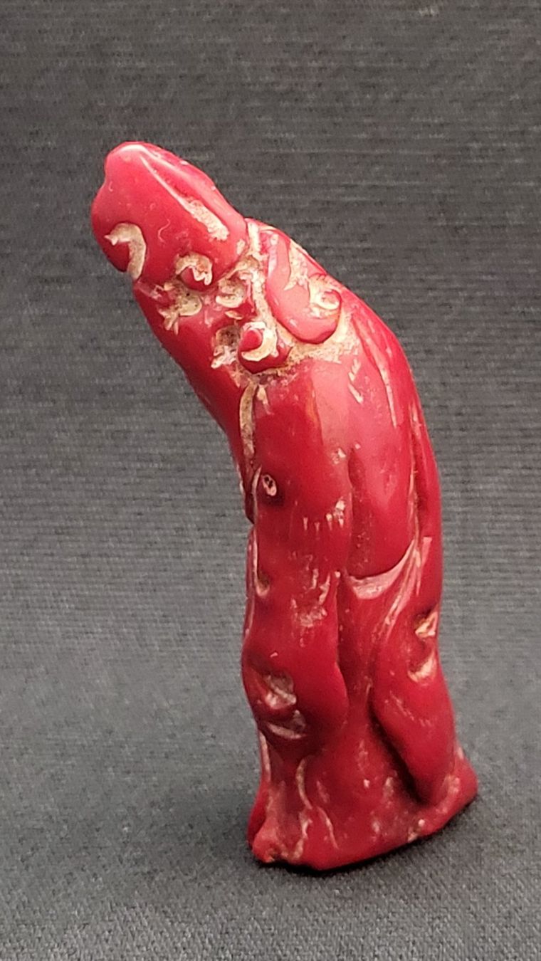 Statuette: Korallen-Schnitzerei BUDDHA – Usato da Basel venduto da spinne02 3