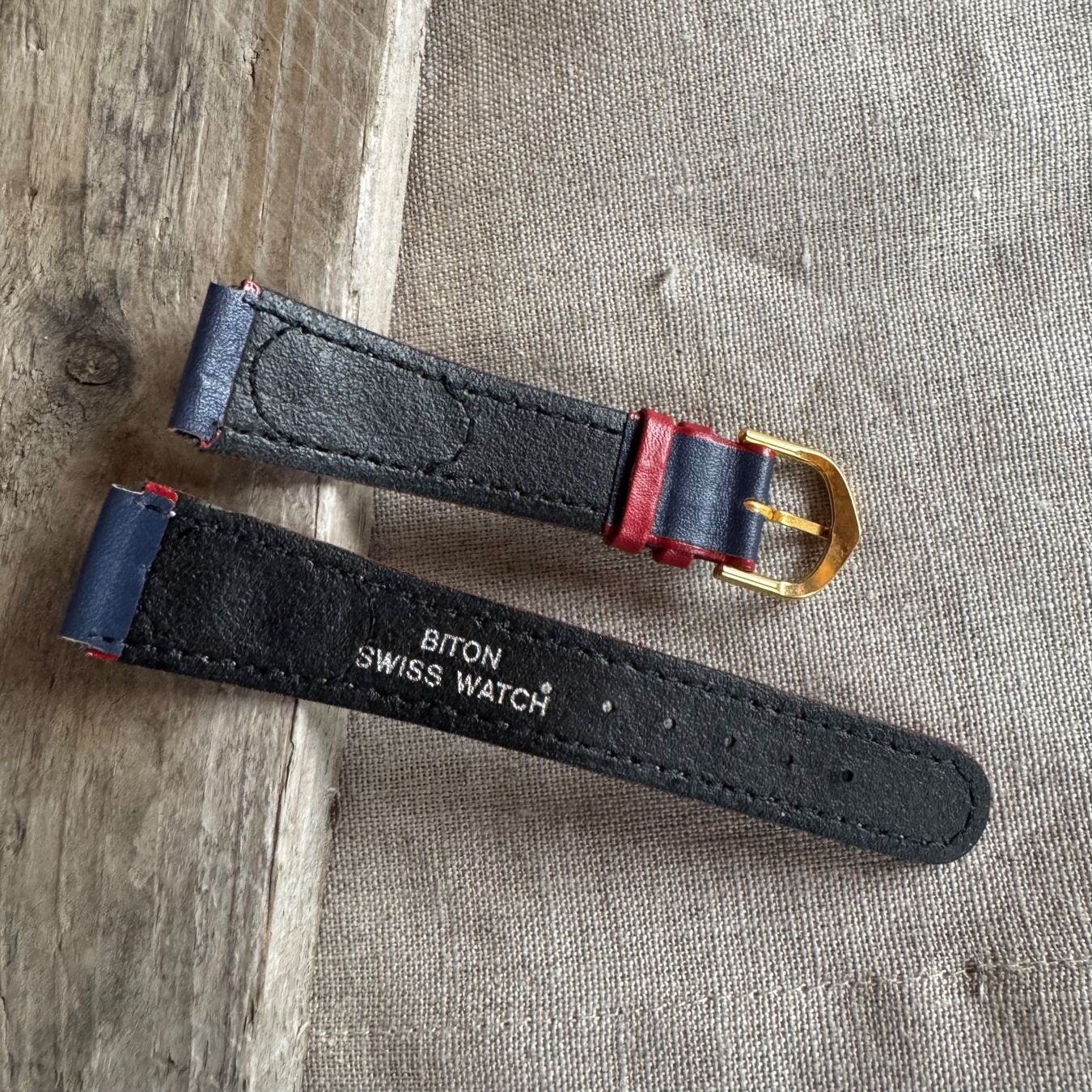 Bracciali & Braccialetti: 18mm Edelweiss Watch Strap Navy Blue – Nuovo (secondo la descrizione) da Arzier-Le Muids venduto da Avanna 2