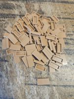 lego 3069 lot de 100 pièces Medium Nougat Tile 1 x 2