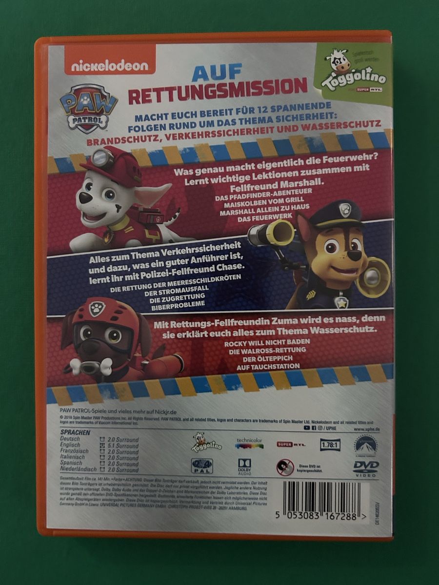 Alle DVDs: Paw Patrol diverse DVDs – Gebraucht aus Dietikon von TdaC 2