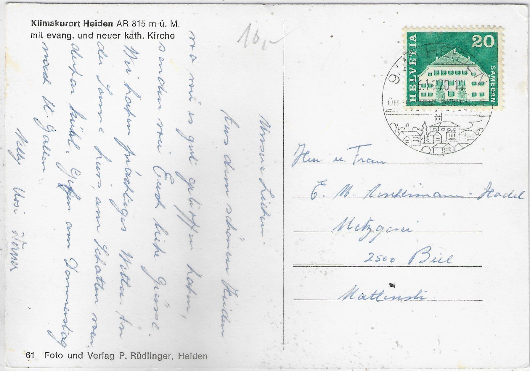 Cartes postales: Heiden - Generalansicht – D'occasion à Ettingen par Kartenplanet 1