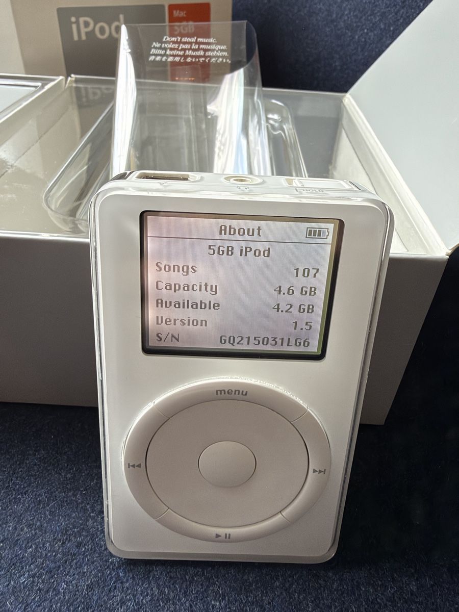 Apple Tragbarer Mediaplayer: Apple iPod 1st Generation 5GB - Top Condition – Gebraucht aus Zürich von jankais3r 2