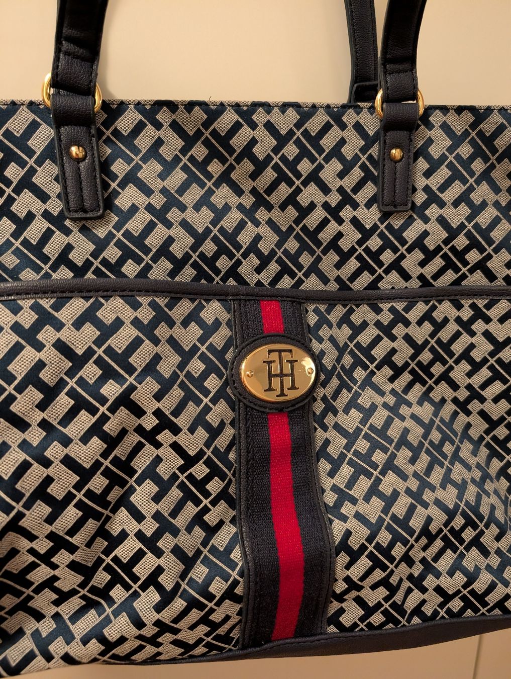 Tommy Hilfiger Borse da donna: Tommy Hilfiger large new bag, demin pattern – Nuovo (secondo la descrizione) da Schwerzenbach venduto da may_5qnm 2