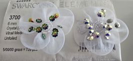 Swarovski 3700 Marguerite lochrose Glasperlen 6mm 24St.