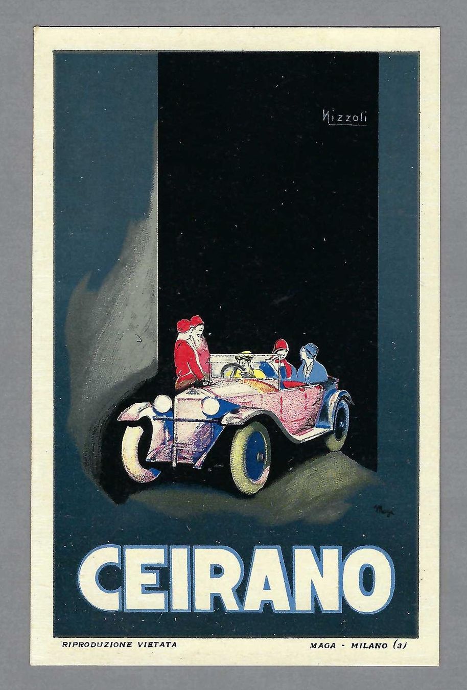 Cartoline postali: NIZZOLI, CEIRANO, *, SPLENDIDA! – Usato da Pura venduto da ulisse1957