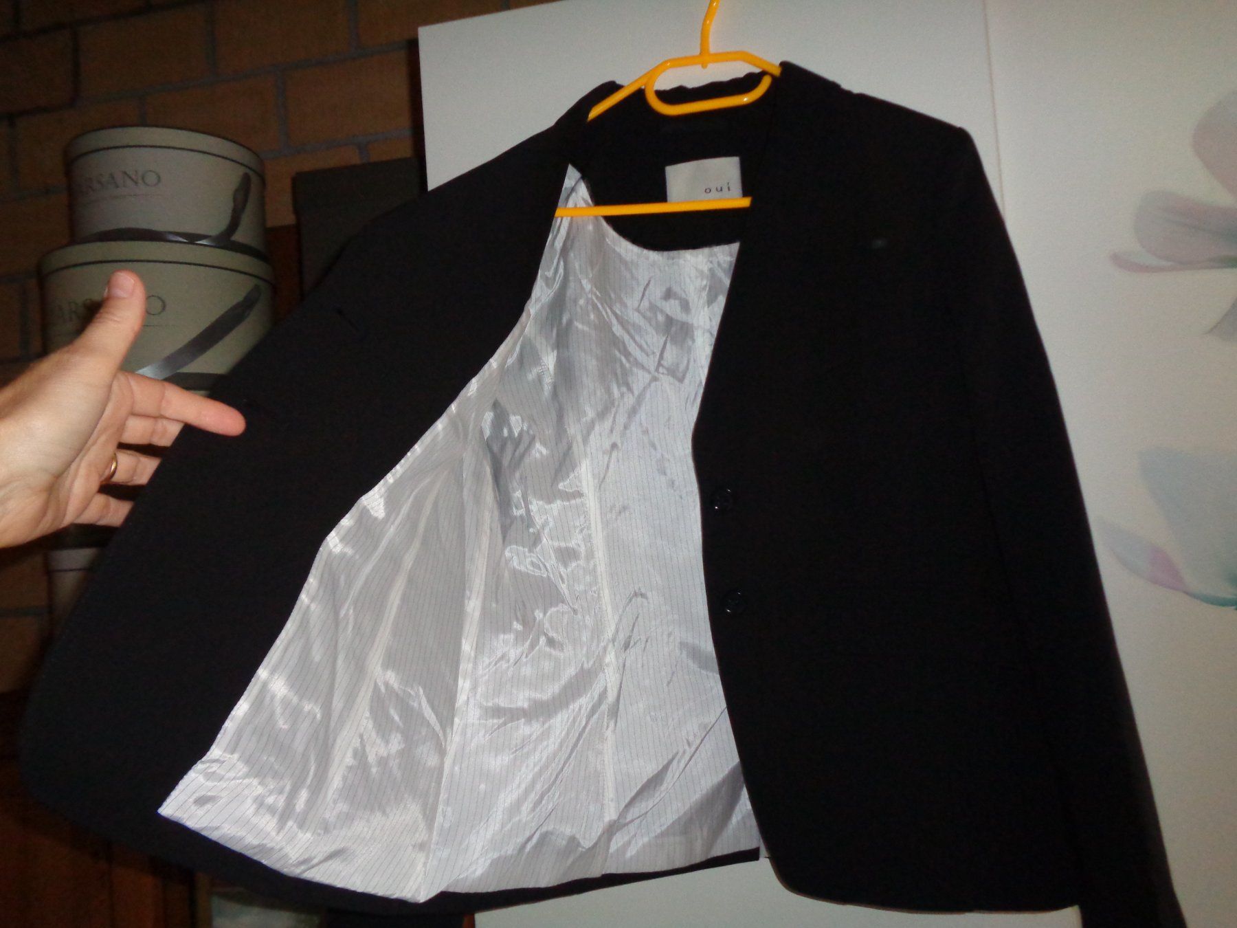 Giacche: *** schwarzer Blazer *** / von Oui / Neuwertig – Nuovo (secondo la descrizione) da Othmarsingen venduto da Leuchtturmlady 2