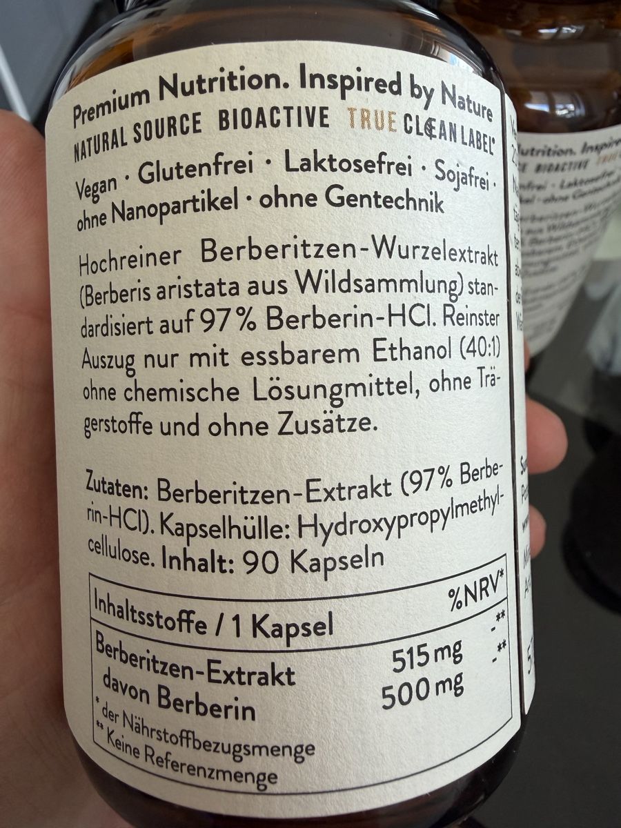 Lebensmittel & Spezialitäten: Berberin Sunday Natural 5x – Neu und originalverpackt aus Wilen b. Wollerau von forsami 1