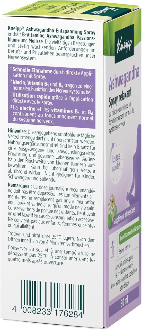 Cibi & Specialità: Ashwagandha Entspannung Spray – Nuovo (secondo la descrizione) da Salez venduto da EMERCARO 3