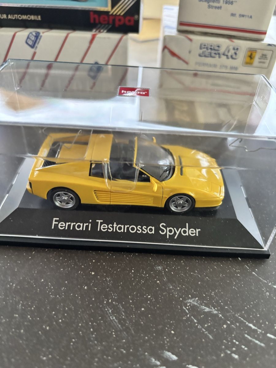 Herpa Modellautos: Herpa Ferrari Testarossa Spyder 1:43 Modellauto – Neu und originalverpackt aus Ettiswil von Voyager-13 1