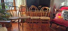 4 chaises de bistrot style Thonet