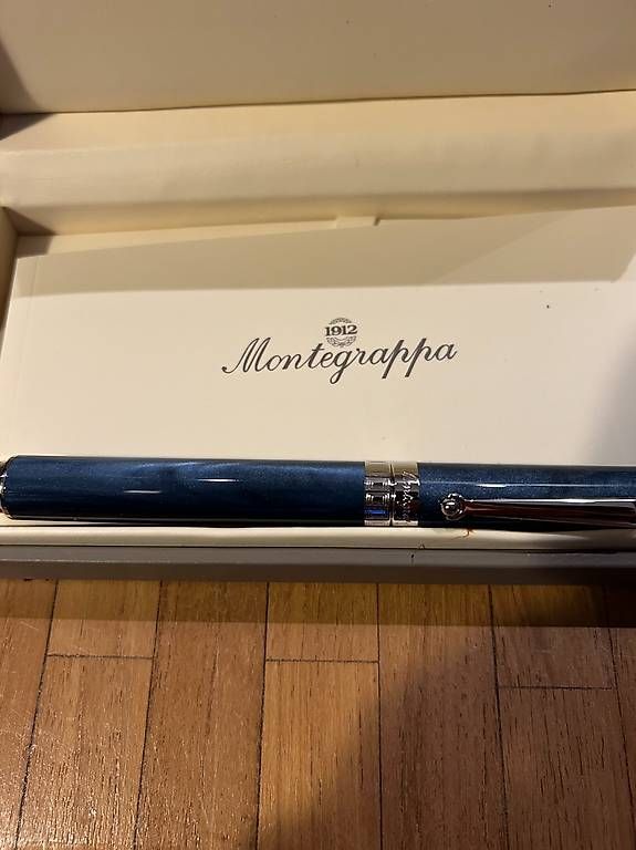 Montegrappa Penna & Evidenziatori: Stylo Roller Montegrappa 1912 Espressione  Bleu & Argent 925 – Usato da Genève venduto da fbe_ywk6 4